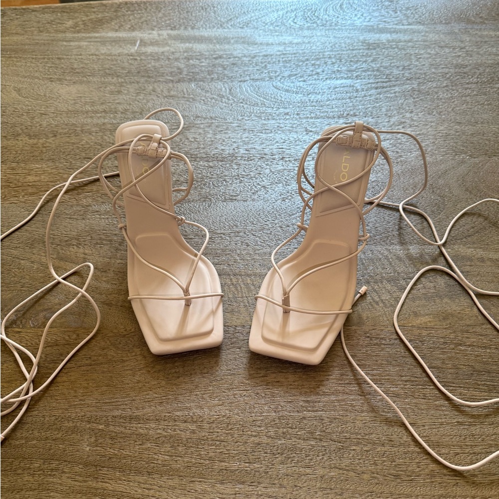 Aldo Cream Heels with Sophisticated Style